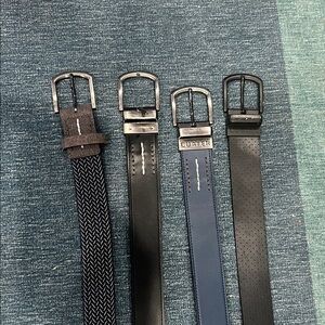Men's Assorted Cuater Travis Matthew Belt Set - Black, Blue, Brown